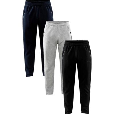 Craft 1910766 Core Soul Zip Sweatpants M Herre Grey Melange L Craft 1910766 Core Soul Zip Sweatpants M Herre Grey Melange L