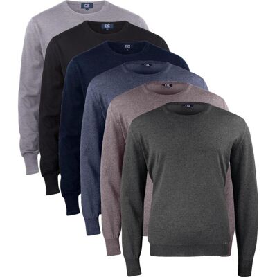 Cutter & Buck 355406 Kennewick Crewneck Men / Trøje Anthracite Melange 4xl Cutter & Buck 355406 Kennewick Crewneck Men / Trøje Anthracite Melange 4xl