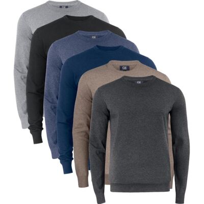 Cutter & Buck 355416 Oakville Crewneck Men / Trøje Anthracite Melange M Cutter & Buck 355416 Oakville Crewneck Men / Trøje Anthracite Melange M