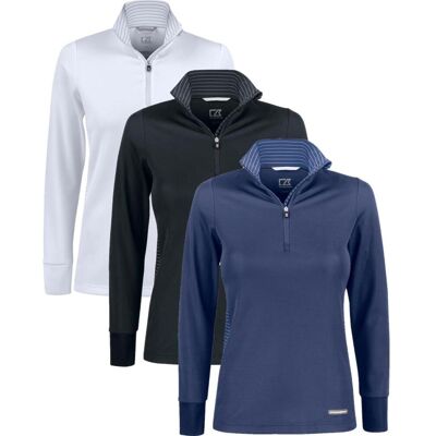 Cutter & Buck 358417 Traverse Hz Ladies White L Cutter & Buck 358417 Traverse Hz Ladies White L