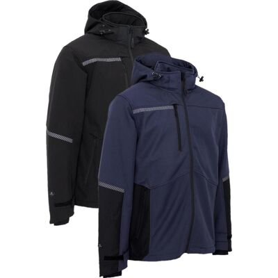 Elka 116503 Working Xtreme Recycled Softshell Jakke Sort 4xl Elka 116503 Working Xtreme Recycled Softshell Jakke Sort 4xl