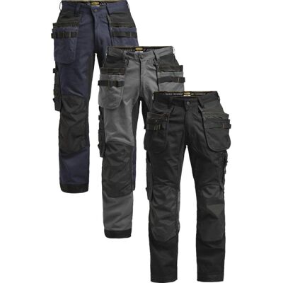 Jobman 2164 Håndværkerbukser Stretch Navy / Black C146 Jobman 2164 Håndværkerbukser Stretch Navy / Black C146