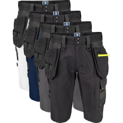 Projob 645562 5562 Shorts Fuld Stretch / Arbejdsshorts White C54 Projob 645562 5562 Shorts Fuld Stretch / Arbejdsshorts White C54
