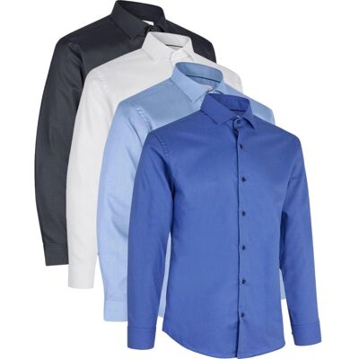 Seven Seas Ss311 Royal Oxford Slim-French Blue-Xl Seven Seas Ss311 Royal Oxford Slim-French Blue-Xl