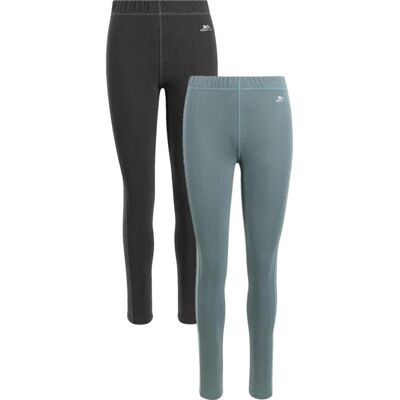 Trespass Sunita - Female Base Layer Pant / Dame Pewter / Teal Mist S Trespass Sunita - Female Base Layer Pant / Dame Pewter / Teal Mist S