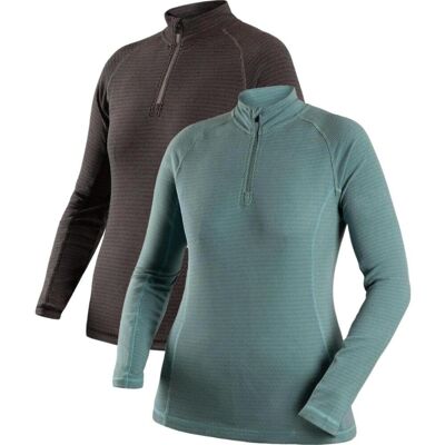 Trespass Gina - Female Base Layer Top / Dame Pewter / Teal Mist L Trespass Gina - Female Base Layer Top / Dame Pewter / Teal Mist L