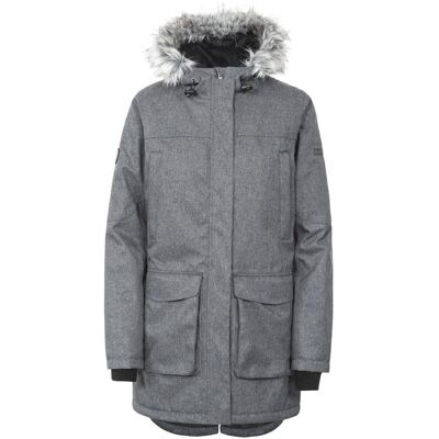 Trespass Thundery - Female Jkt Tp75 / Dame Black/silver Grey M Trespass Thundery - Female Jkt Tp75 / Dame Black/silver Grey M