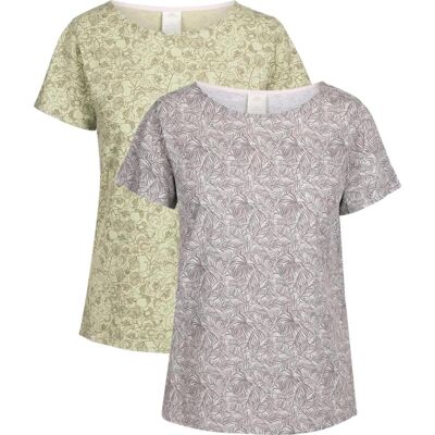 Trespass Simona- Female Casual Top Light Sage Print Xs Trespass Simona- Female Casual Top Light Sage Print Xs