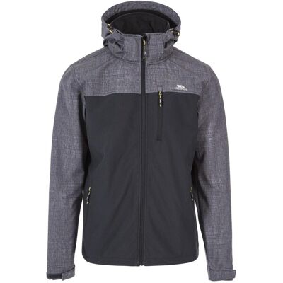 Trespass Abbott - Male Softshell Tp75 Dark Grey Marl 2xl Trespass Abbott - Male Softshell Tp75 Dark Grey Marl 2xl