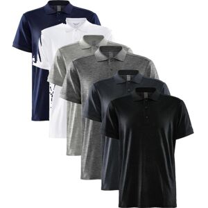 Craft 1910745 Core Blend Polo Shirt M Herre Dk Grey Melange L