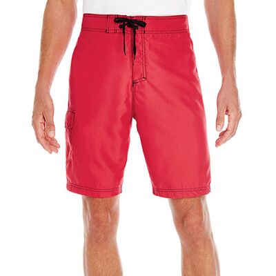 Burnside Bu9301, Bukser Solid Board Short / Badebukser / Badeshorts - Rød - 36 Burnside Bu9301, Bukser Solid Board Short / Badebukser / Badeshorts - Rød - 36