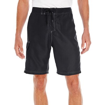 Burnside Bu9301, Bukser Solid Board Short / Badebukser / Badeshorts - Sort - 40 Burnside Bu9301, Bukser Solid Board Short / Badebukser / Badeshorts - Sort - 40