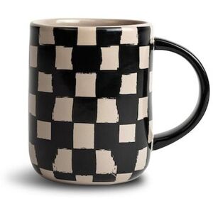 Byon Mug Liz Check Black/beige One Size