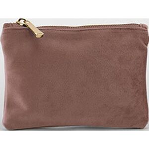Bagbase Bg715 Velvet Accessory Pouch Rose Quartz S (17 X 12 Cm) Bagbase Bg715 Velvet Accessory Pouch Rose Quartz S (17 X 12 Cm)