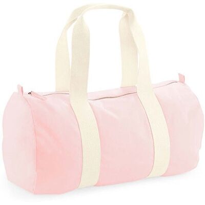 Westford Mill Wm814, Tasker Earthaware® Organic Barrel Bag - Pastel Pink - 50 X 25 X 25 Cm Westford Mill Wm814, Tasker Earthaware® Organic Barrel Bag - Pastel Pink - 50 X 25 X 25 Cm