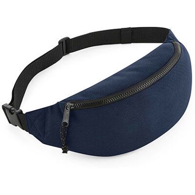 Bagbase Bg282, Tasker Recycled Waistpack - Navy - One Size Bagbase Bg282, Tasker Recycled Waistpack - Navy - One Size