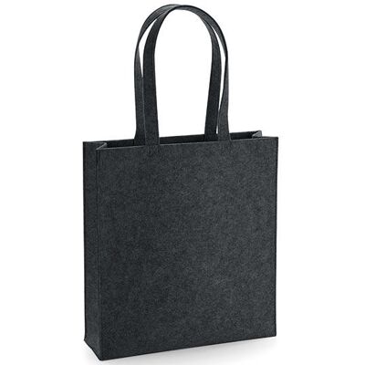 Bagbase Bg723, Tasker Felt Bag - Trækul Melange - One Size Bagbase Bg723, Tasker Felt Bag - Trækul Melange - One Size