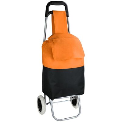 Derby Of Sweden 1582119 Sky Shopper Trolley Med To Hjul - Orange - One Size Derby Of Sweden 1582119 Sky Shopper Trolley Med To Hjul - Orange - One Size