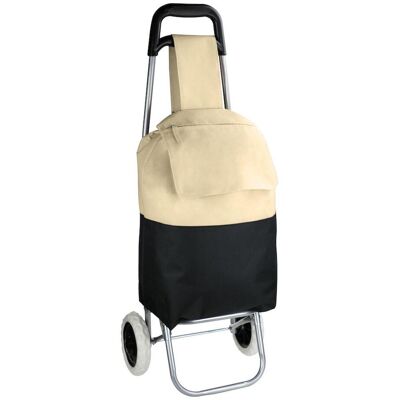 Derby Of Sweden 1582119 Sky Shopper Trolley Med To Hjul - Sand - One Size Derby Of Sweden 1582119 Sky Shopper Trolley Med To Hjul - Sand - One Size