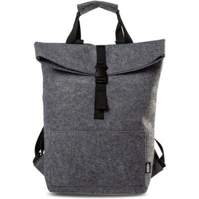 Lord Nelson 411252 Felt Roll Top Bike Bag 26 L Dark Grey One Size Lord Nelson 411252 Felt Roll Top Bike Bag 26 L Dark Grey One Size