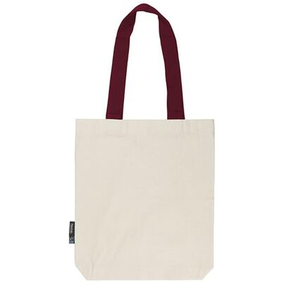 Neutral Ne90002 Bomuldsposer - Indkøbsnet - Nature / Bordeaux - 38 X 42 Cm Neutral Ne90002 Bomuldsposer - Indkøbsnet - Nature / Bordeaux - 38 X 42 Cm