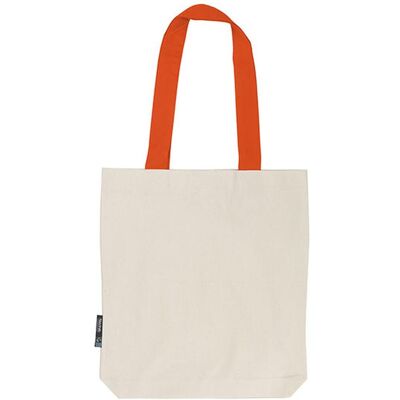 Neutral Ne90002 Bomuldsposer - Indkøbsnet - Nature / Orange - 38 X 42 Cm Neutral Ne90002 Bomuldsposer - Indkøbsnet - Nature / Orange - 38 X 42 Cm