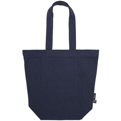 Neutral Ne90053 Bomuldsposer - Indkøbsnet - Skuldertasker - Navy - 38 X 42 Cm Neutral Ne90053 Bomuldsposer - Indkøbsnet - Skuldertasker - Navy - 38 X 42 Cm