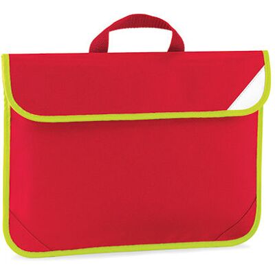 Quadra Qd452, Tasker Enhanced-Viz Book Bag - Klassisk Rød - One Size Quadra Qd452, Tasker Enhanced-Viz Book Bag - Klassisk Rød - One Size
