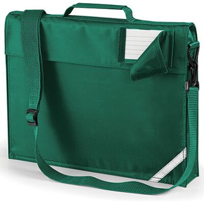 Quadra Qd457, Tasker Junior Book Bag With Strap - Flaske Grøn - One Size Quadra Qd457, Tasker Junior Book Bag With Strap - Flaske Grøn - One Size