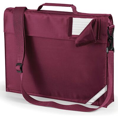 Quadra Qd457, Tasker Junior Book Bag With Strap - Bourgogne - One Size Quadra Qd457, Tasker Junior Book Bag With Strap - Bourgogne - One Size