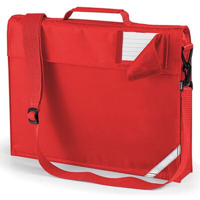 Quadra Qd457, Tasker Junior Book Bag With Strap - Lys Rød - One Size Quadra Qd457, Tasker Junior Book Bag With Strap - Lys Rød - One Size