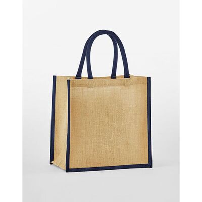 Westford Mill Wm477 Tasker - Natural / Navy - 26 X 22 X 14 Cm Westford Mill Wm477 Tasker - Natural / Navy - 26 X 22 X 14 Cm