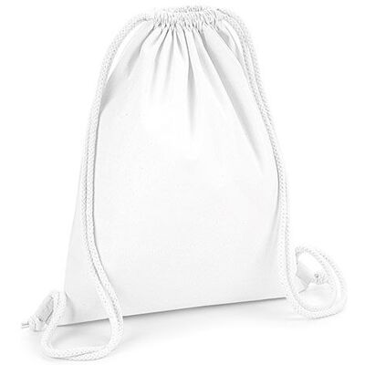 Westford Mill Wm260, Tasker Organic Premium Cotton - Gymnastikpose - Hvid - One Size Westford Mill Wm260, Tasker Organic Premium Cotton - Gymnastikpose - Hvid - One Size