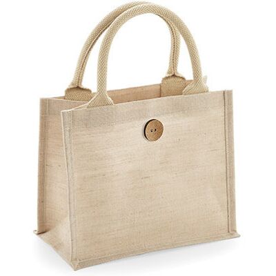 Westford Mill Wm441, Tasker Juco Mini Gift Bag - Naturlig - One Size Westford Mill Wm441, Tasker Juco Mini Gift Bag - Naturlig - One Size