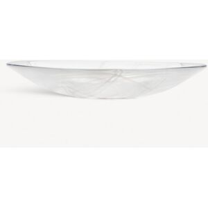 Kosta Boda Contrast Dish White/white 380mm One Size