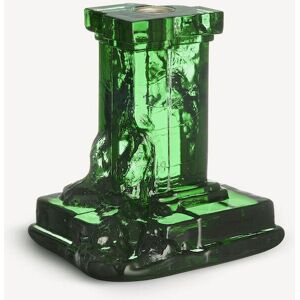 Kosta Boda Rocky Baroque Candlestick Emerald Green 150mm One Size