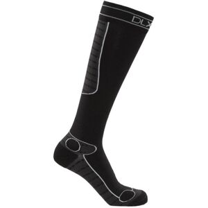 Trespass Trapped - Unisex Ultralight Dlx Ski Sock  Black 7/11