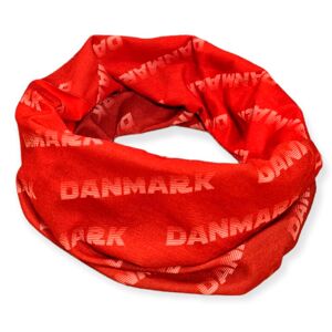 Danmark - Fan Multiscarf Digital - Halerør - Halsedisse Med Danmark Print-Rød/hvid-One Size