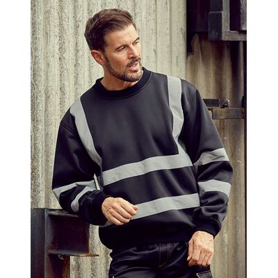 Yoko Yk510 Sweatshirts & -Jakker Hi-Vis Yellow / Navy S Yoko Yk510 Sweatshirts & -Jakker Hi-Vis Yellow / Navy S