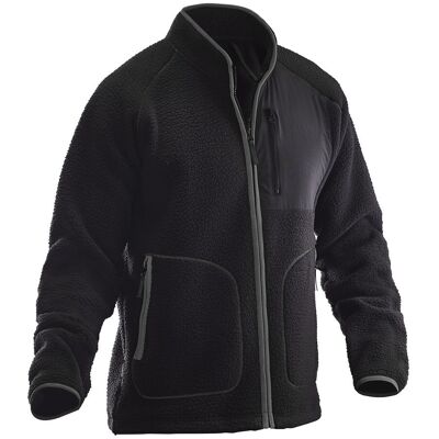 Jobman 5161 Fleecejakke Black / Orange 3xl Jobman 5161 Fleecejakke Black / Orange 3xl