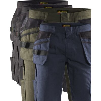 Blåklåder Blåkläder 1494 Service Shorts Med Sømlommer / Service Arbejdsshorts Med Sømlommer - C54 - Mellemgrå/sort Blåklåder Blåkläder 1494 Service Shorts Med Sømlommer / Service Arbejdsshorts Med Sømlommer - C54 - Mellemgrå/sort
