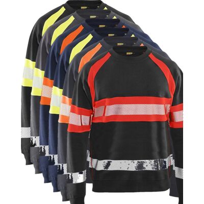 Blåklåder Blåkläder 3359 High Vis Sweatshirt / High Vis Sweatshirt - Xs - Sort/high Vis Gul Blåklåder Blåkläder 3359 High Vis Sweatshirt / High Vis Sweatshirt - Xs - Sort/high Vis Gul