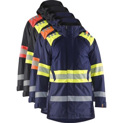 Blåklåder Blåkläder 4485 High Vis Vinterparkajakke / High Vis Vinterparkajakke - 3xl - Sort/high Vis Rød Blåklåder Blåkläder 4485 High Vis Vinterparkajakke / High Vis Vinterparkajakke - 3xl - Sort/high Vis Rød