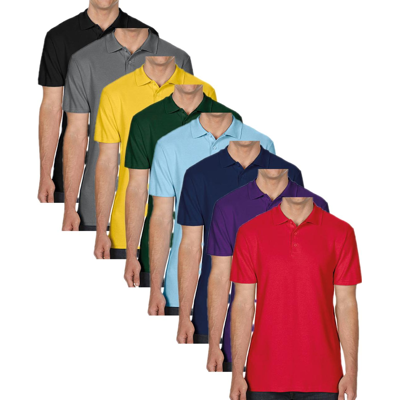 Gildan G64800 Dobbelt Piqué Poloshirt - sort Gildan G64800 Dobbelt Piqué Poloshirt - sort