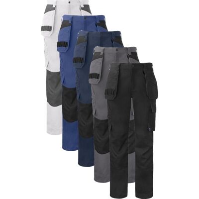 Projob 645530 5530 Bukser 100% Bomuld / Arbejdsbukser White C54/154 Projob 645530 5530 Bukser 100% Bomuld / Arbejdsbukser White C54/154