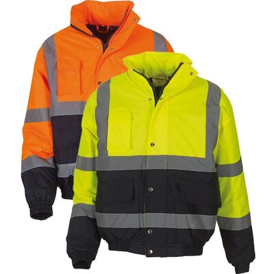Yoko Yk218 Jakker Hi-Vis Yellow / Navy Xl Yoko Yk218 Jakker Hi-Vis Yellow / Navy Xl