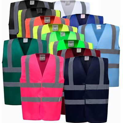 Yoko Yk100 Veste & Bodywarmers Purple Yoke / Hi-Vis Yellow L Yoko Yk100 Veste & Bodywarmers Purple Yoke / Hi-Vis Yellow L
