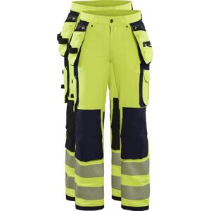 Blåkläder 7197 Dame High Vis Buks 4-Vejs Stretch / Dame High Vis Arbejdsbuks 4-Vejs Stretch - D19 - High Vis Gul/marineblå