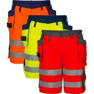 Engel 6502-770 Safety En Iso 20471 Shorts Med Hængelommer / Arbejdsshorts Orange/marine 72