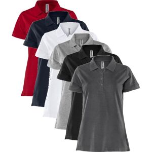 Fristads 100221 Acode Heavy Poloshirt, Dame Sort M